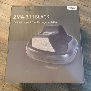 NWT ZYLLION ZMA-31 COMPACT SHIATSU FOOT MASSAGER WITH HEAT